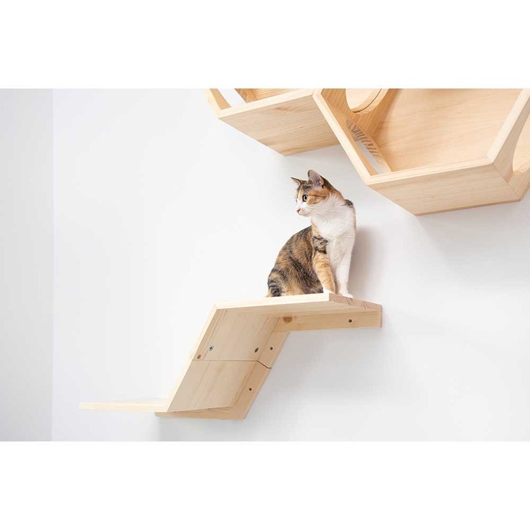 キャットウォークキャットステップ猫用品ペット用品猫家具壁掛けシニア猫ペット共生猫部屋短足猫ZONE長彩株式会社 