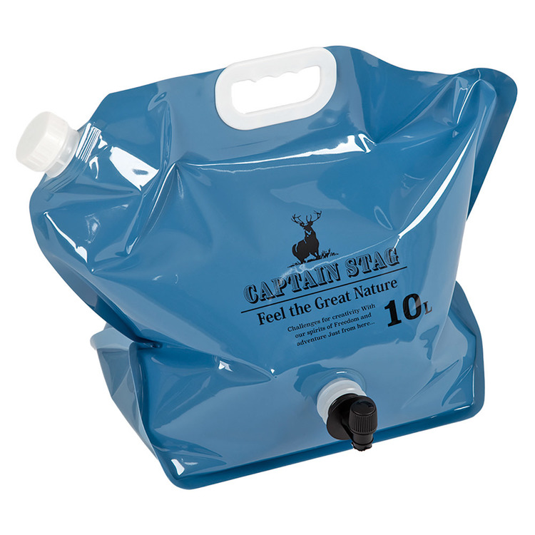CAPTAINSTAGキャンプアウトドアレジャーウォータージャグウォーターパックタンクコンパクト持ち運び防災ウォータータンク10Lオアシスパール金属株式会社 