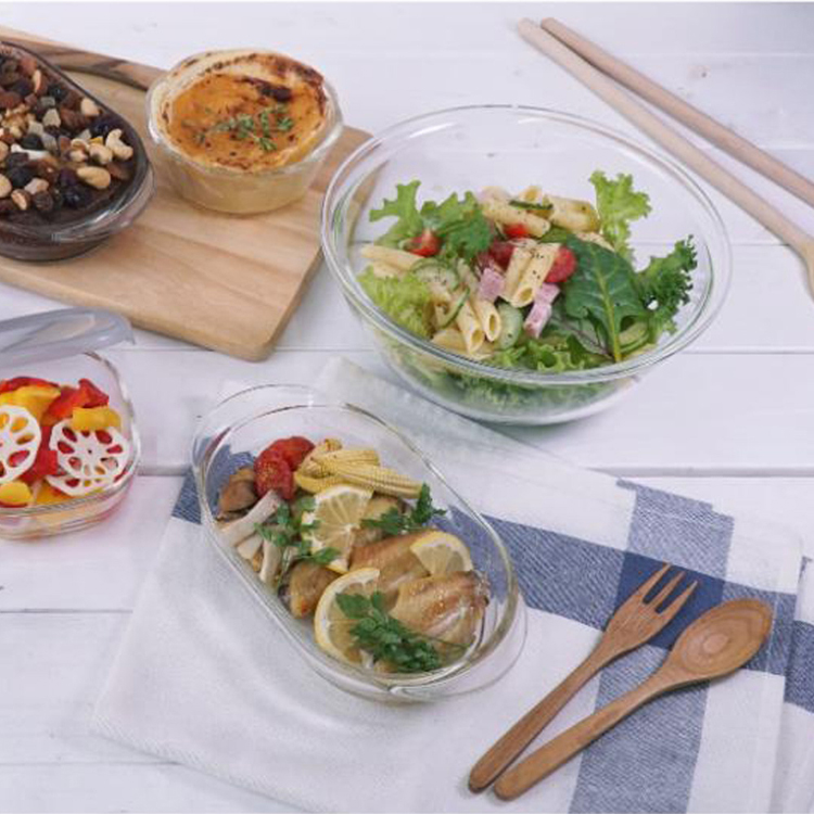 ボウルデザートカップ小鉢保存容器グラタン皿耐熱ガラス福袋福箱電子レンジ食洗機福袋7点セットHARIO 