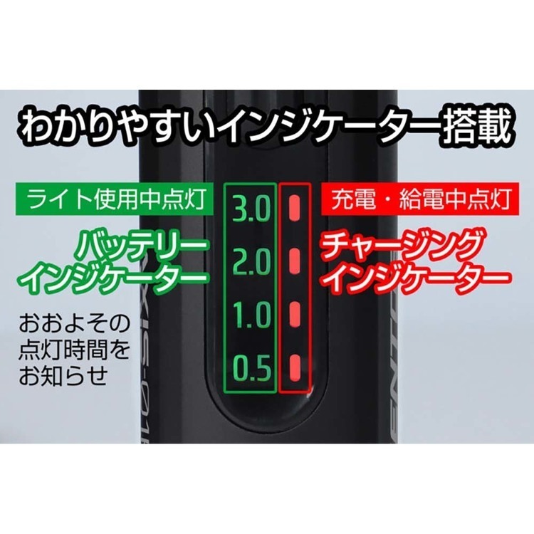 バイクライトジェントスGENTOSLED充電式リチウムイオン電池1500ルーメン防噴流IPX5時速25km/h以上バイクライト時速25km/h以上ブラックAXIS 