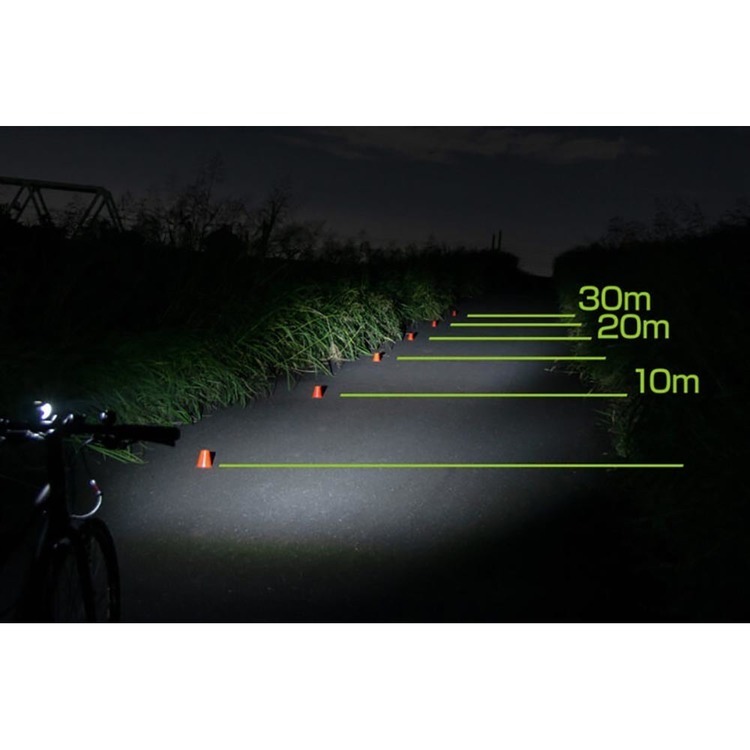 バイクライトジェントスGENTOSLED充電式リチウムイオン電池230ルーメン防噴流IPX5時速10〜25km/hバイクライト80ルクス時速10〜25km/hブラックAXIS 
