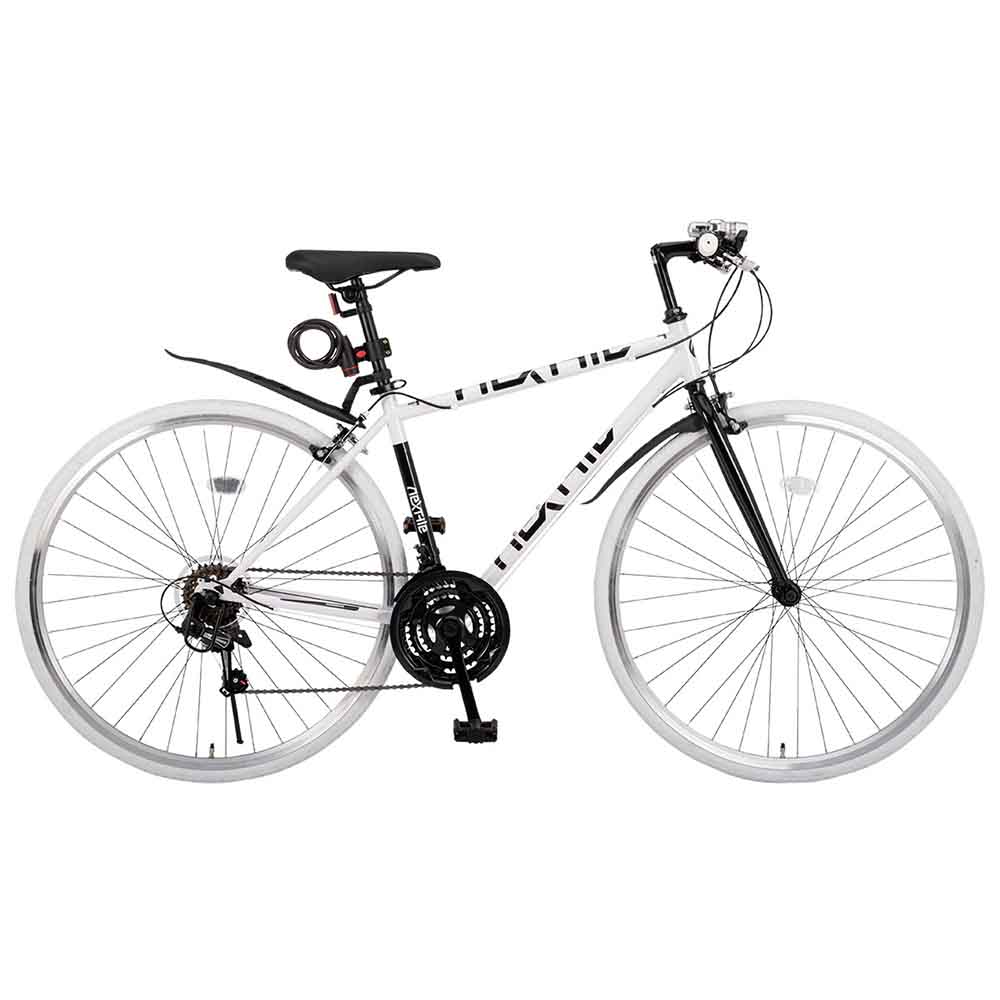 自転車 クロスバイク 21段変速 泥除け付き (完成品)NX-7021 33748