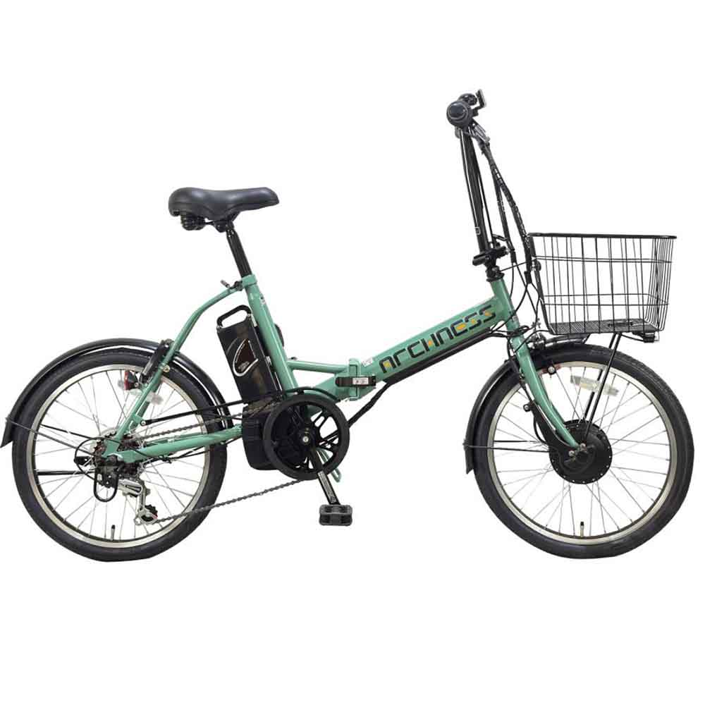 20インチ 電動アシスト自転車 6段変速 電動アシスト自転車 カゴ付き シマノ製 6段変速 20インチ 軽量 通勤
