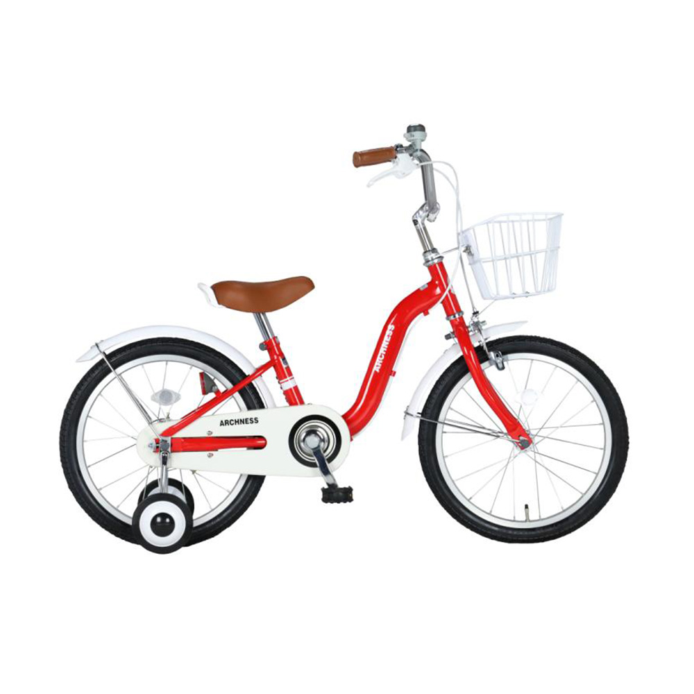 子供用自転車 幼児用自転車 カゴ付き 18インチ 補助輪 (完成品お届け