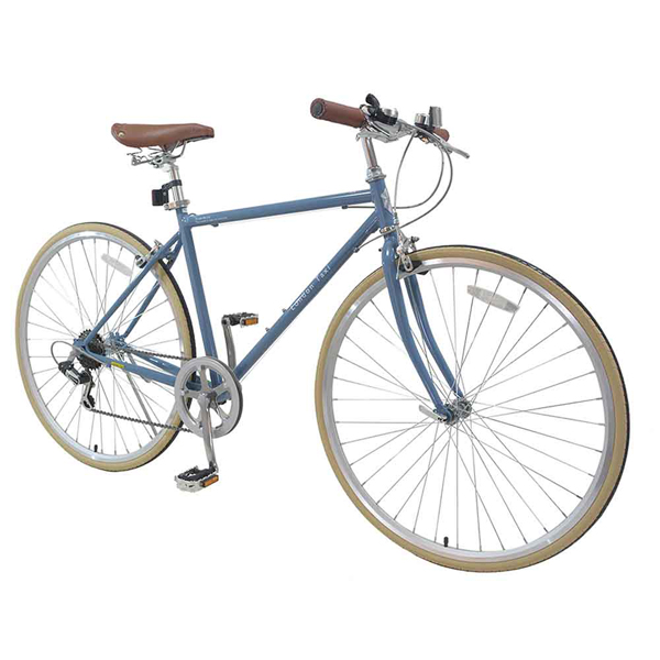 自転車 通勤通学 (完成車)クロスバイク 700C 27インチ相当 スチール