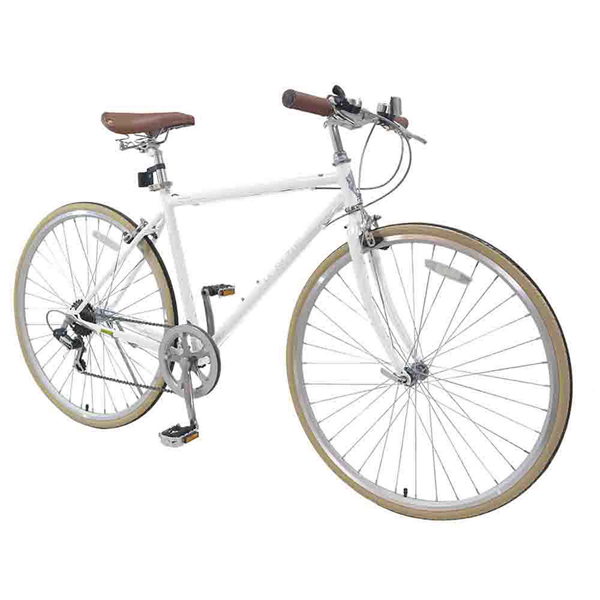 自転車 通勤通学 (完成車)クロスバイク 700C 27インチ相当 スチール