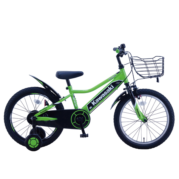 子供用自転車 クラシックデザイン ペールグリーン 自転車 キッズバイク 幼児 子供用 18インチ グリーン ブラック