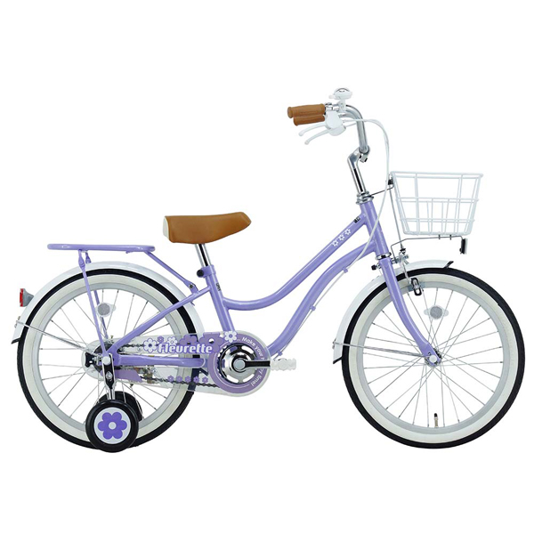 自転車 幼児 子供用 16インチ ラベンダー ピンク ブルー ガーリー