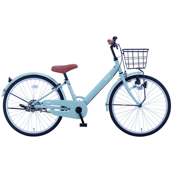 自転車 子供用 20インチ グレー ミント シンプル トレンド