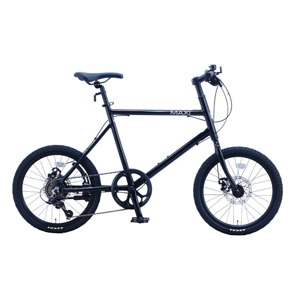 自転車 20インチ グレー ブラック ライムグリーン アルミ ディスク