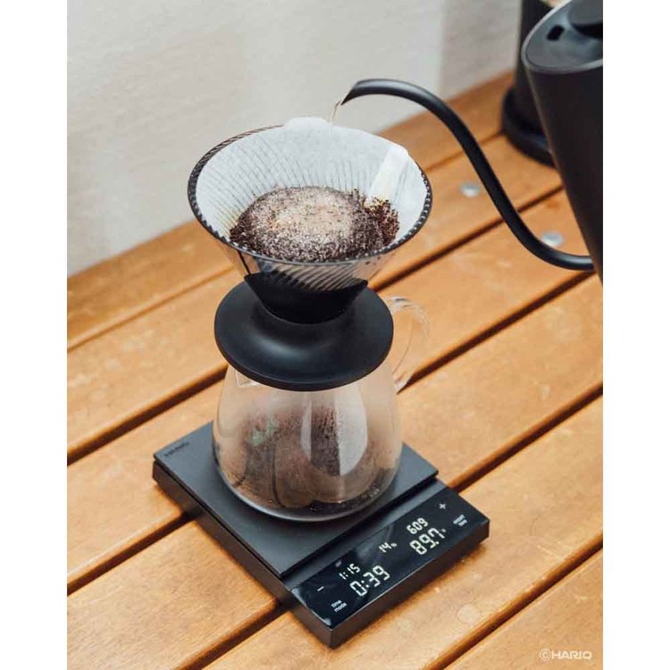 HARIOドリッパーコーヒーハリオシンプルV60ドリッパーNEO011-2杯用ブラックHARIO 