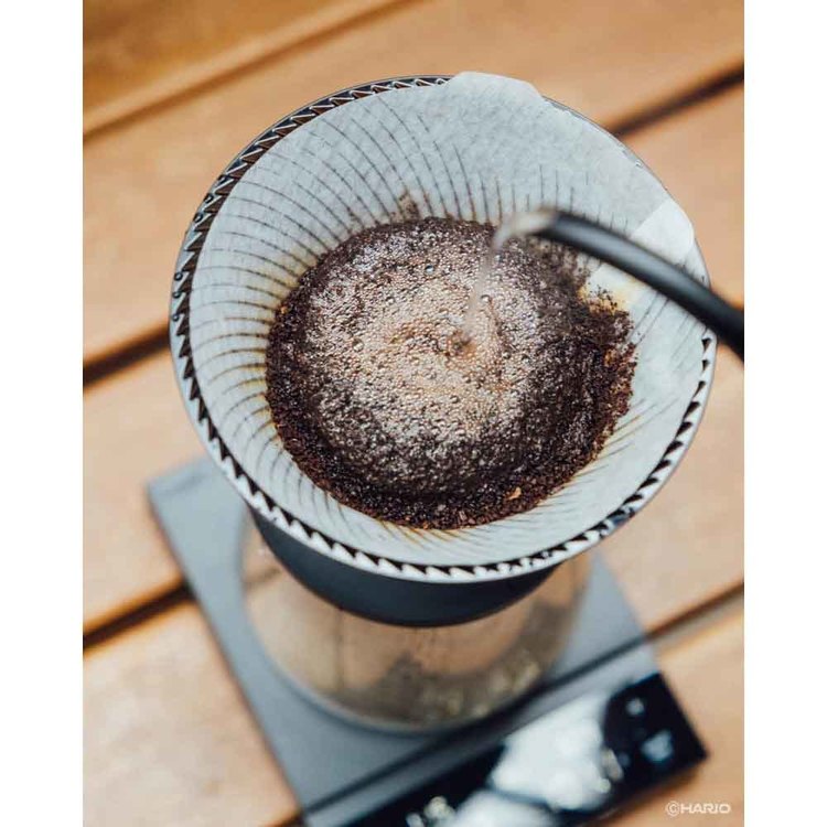 HARIOドリッパーコーヒーハリオシンプルV60ドリッパーNEO011-2杯用ブラックHARIO 