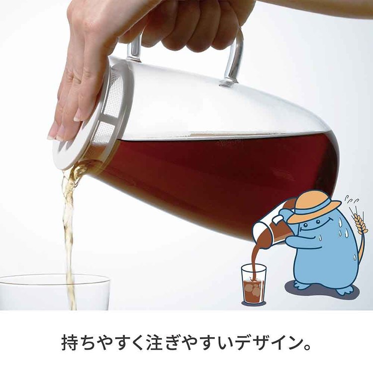 HARIO麦茶ポットむぎちゃんハリオシンプルレンジでかんたん麦茶ポットむぎちゃん1.0LHARIO 