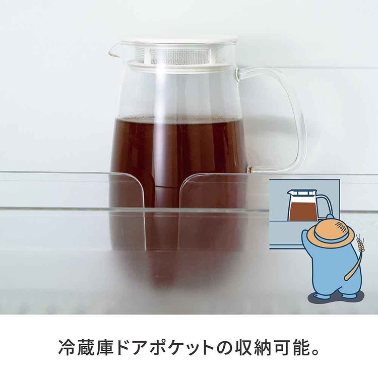 HARIO麦茶ポットむぎちゃんハリオシンプルレンジでかんたん麦茶ポットむぎちゃん1.0LHARIO 