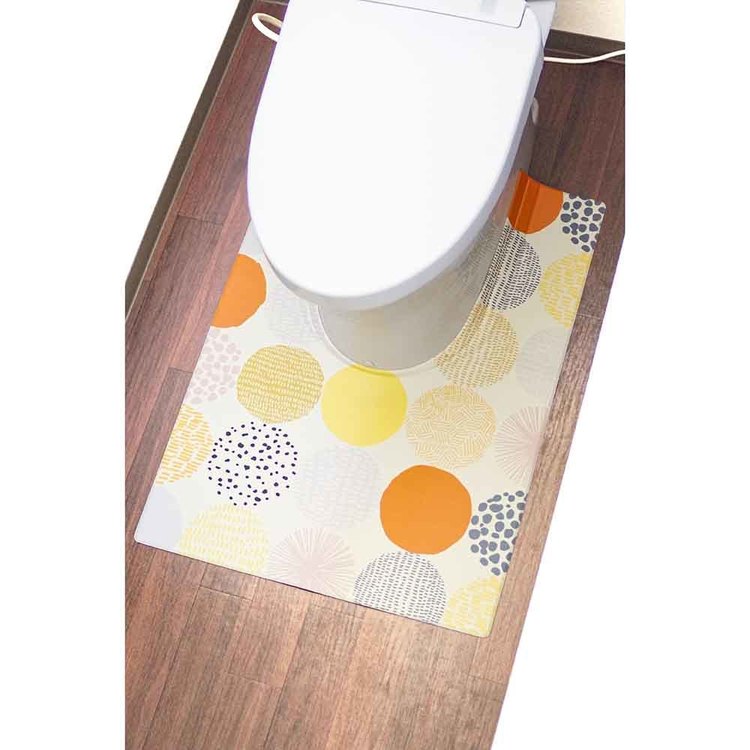 トイレマット拭けるトイレマット抗菌・防臭PVCスキマにピタっ！拭ける耳長トイレマットスキマにピタっ！拭けるトイレマット 