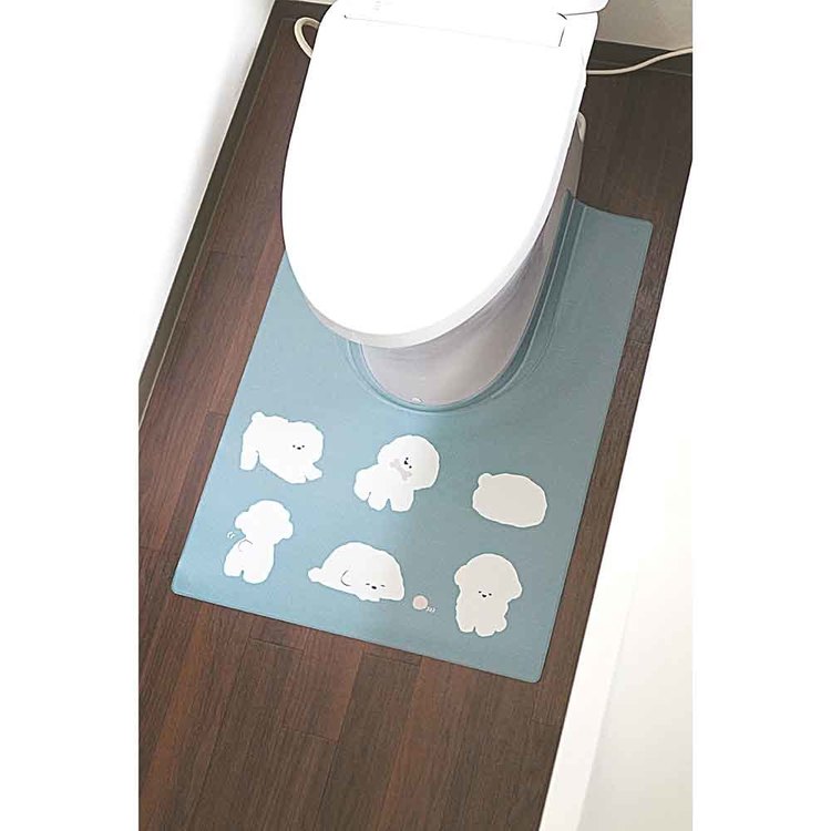 トイレマット拭けるトイレマット抗菌・防臭PVCスキマにピタっ！拭ける耳長トイレマットスキマにピタっ！拭けるトイレマット 