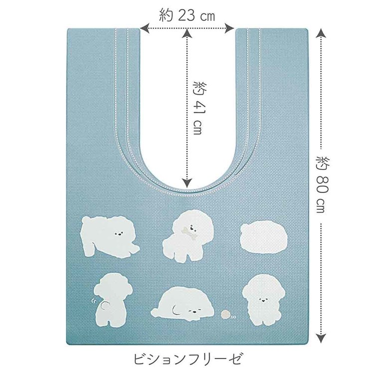 トイレマット拭けるトイレマット抗菌・防臭PVCスキマにピタっ！拭ける耳長トイレマットスキマにピタっ！拭けるトイレマット 