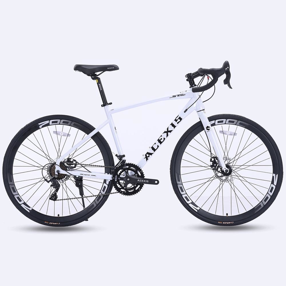 ロードバイク 通勤通学 700C 自転車 STIシフター クイックリリース 16
