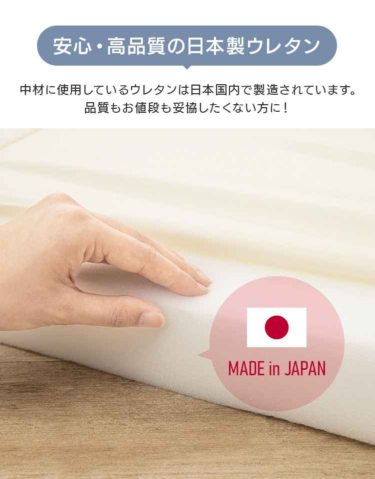 中華のおせち贈り物 マットレス シングル 90N 厚さ6cm 折りたたみ 三つ折り マットレス