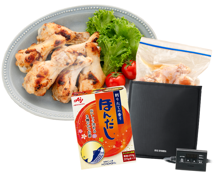 やわらかジューシー！手羽元の和風ローストチキン