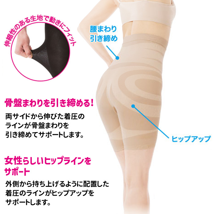 加圧インナー レディース スパッツ 骨盤スパッツ 補正下着 加圧 お腹