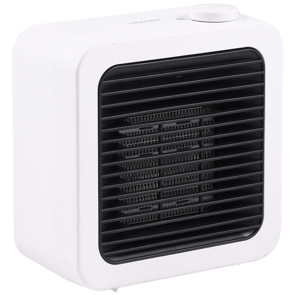 セラミックヒーター 小型 ファンヒーター 電気 1000W 温度調節 足元