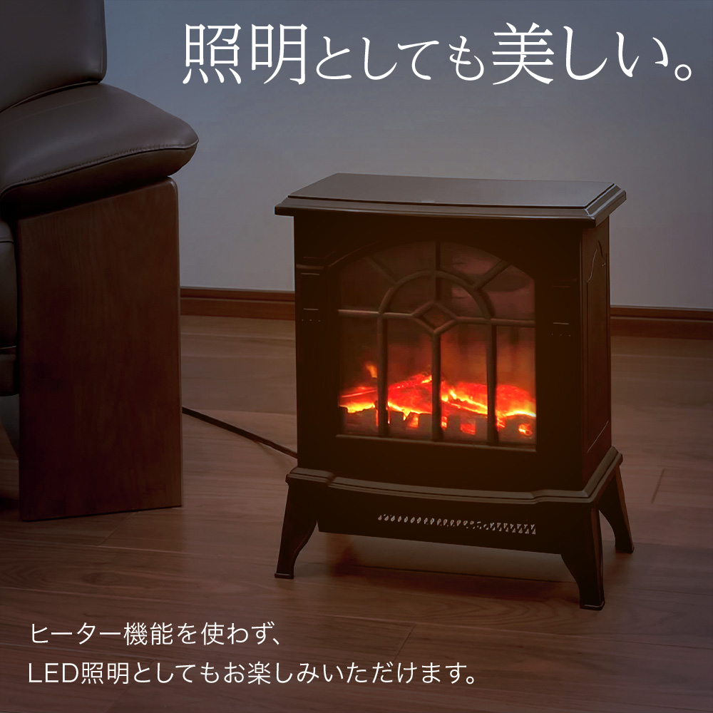 セラミックヒーター 小型 暖炉型ファンヒーター ヒーター 暖炉 