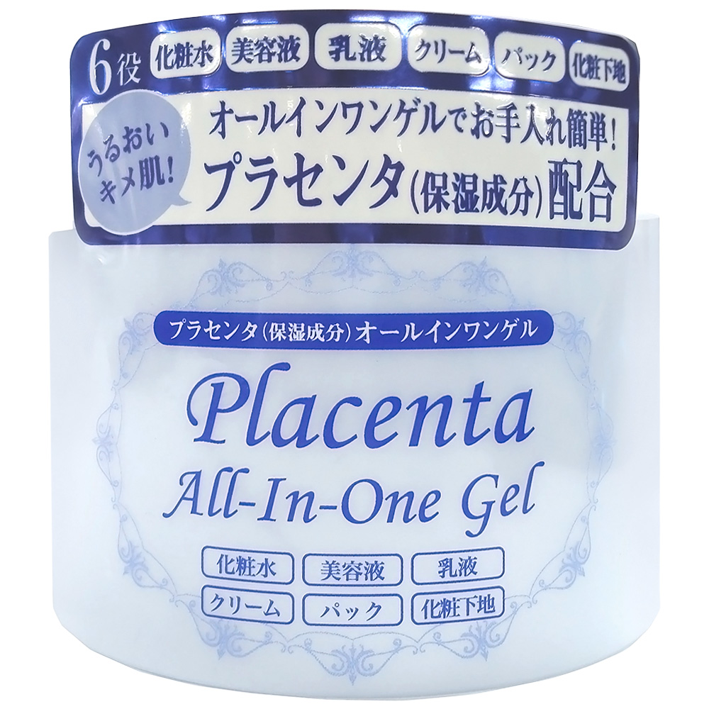 オールインワンジェル オールインワンゲル オールインワン 日本製 6役 保湿 パック シカ クリーム シカクリーム 馬油 コラーゲン 敏感肌 無香料  無着色 送料無料