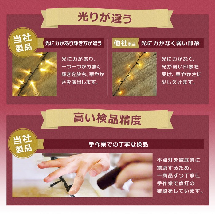 イルミネーション ライト led 1000球 屋外 屋内 ストレート