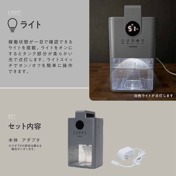 Macros（マクロス） 除湿機 小型 梅雨対策 コンパクト 除湿器 ペルチェ