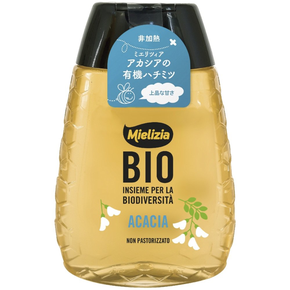 ミエリツィア アカシアの有機ハチミツ 250g スクイーザーボトル オーガニックハチミツ オーガニック蜂蜜 オーガニックはちみつ 有機蜂蜜
