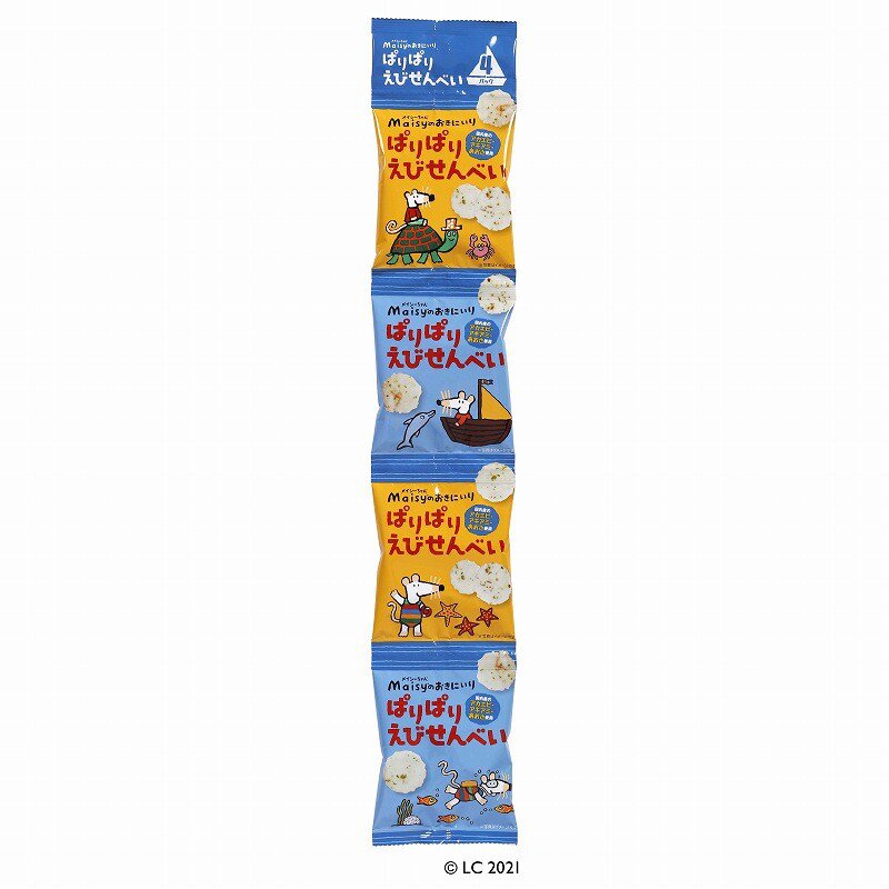 メイシーちゃんのおきにいり ぱりぱりえびせんべい 10g×4連タイプ メイシーちゃん おやつ お菓子 子供のおやつ 子どものおやつ スナック