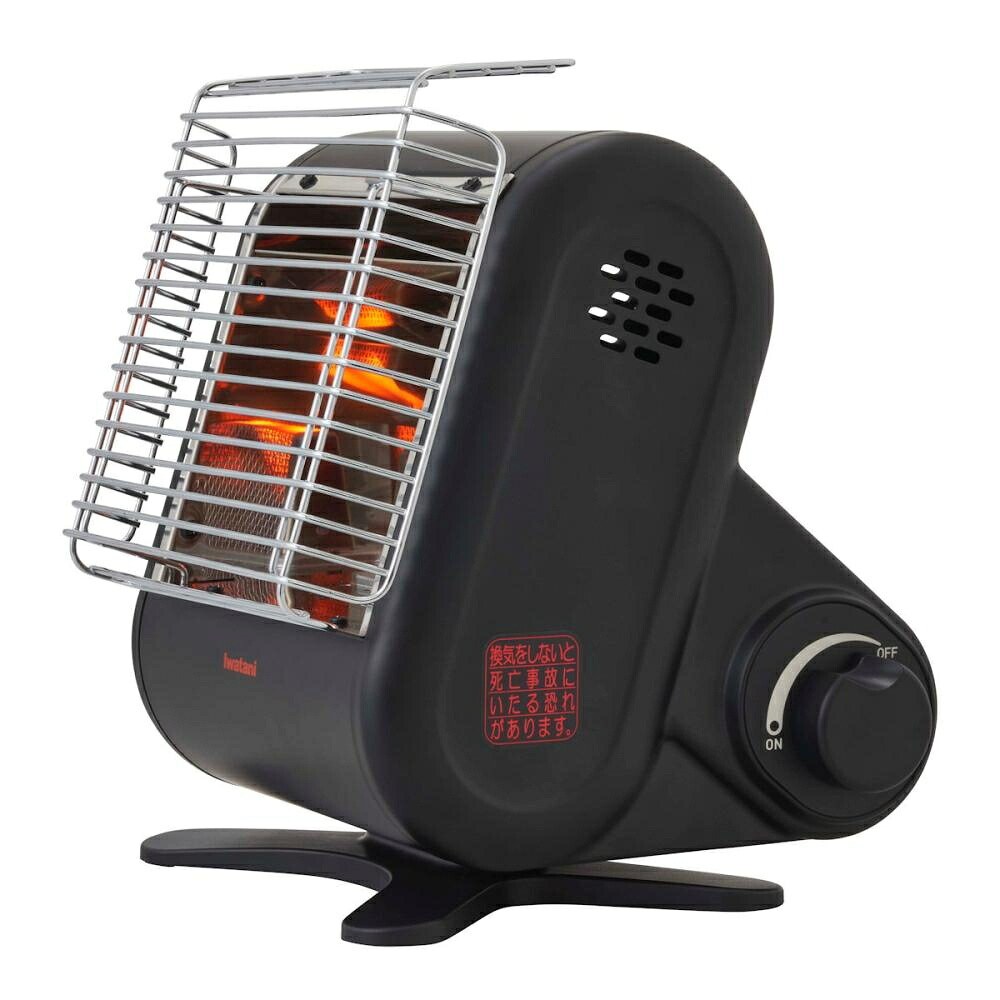 イワタニ カセットガスストーブ マイ暖mini CB-STV-MIN ブラック