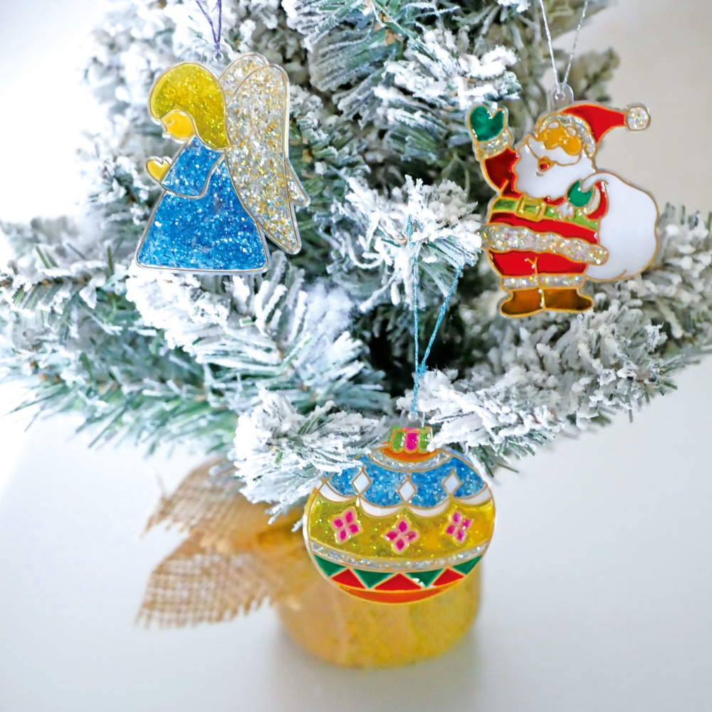 ヤマト グラスデコ クリスマスオーナメントセット GDS10TS-X8