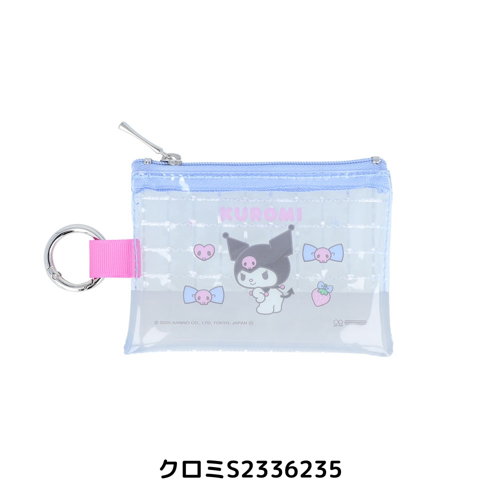 サンスター文具 NLC カラビナ付ミニポーチ メール便対応 ポーチ 収納