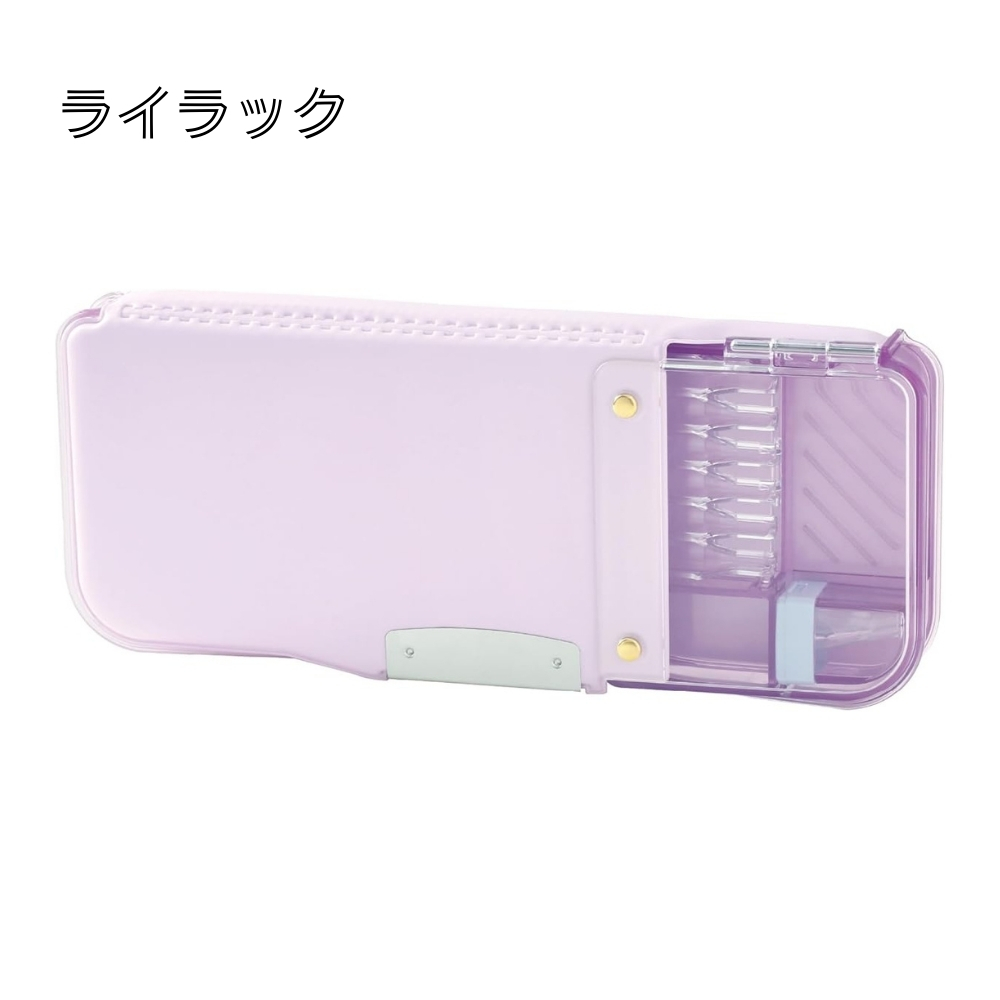 ソニック えんぴつチェックα両面筆入 ロック付 うかサポ FD-2529