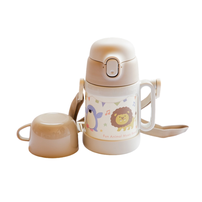 【人気商品】 2wayキッズ水筒 ピーコック 子供用水筒 400ml WEB 予備ストロー付 魔法瓶 保冷保温 コップ付き 水筒 ピーコック魔法瓶工業 ピーコック 水筒 キッズ 子供 コップ ストロー付