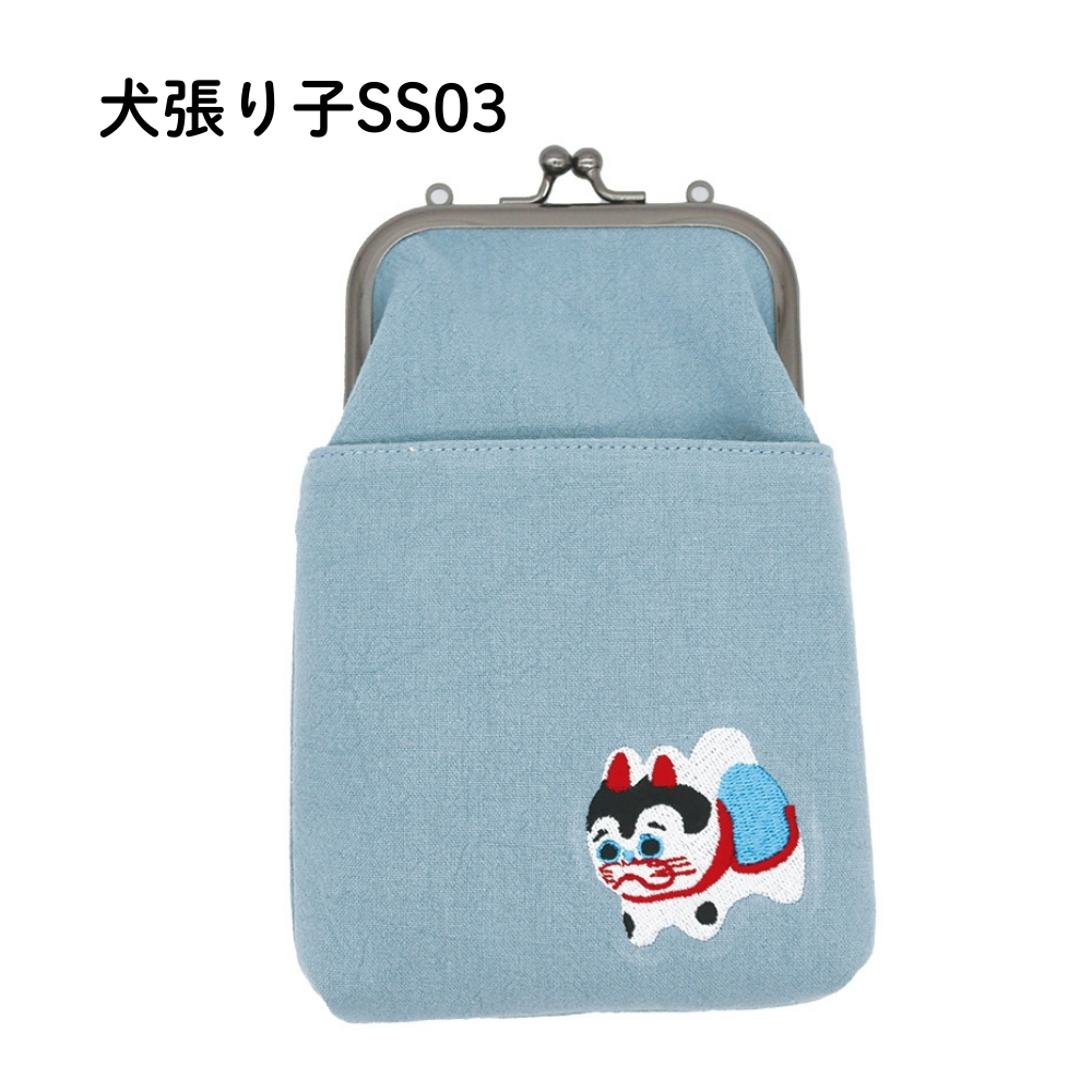 大西賢製販 Ripple×tottua がま口2WAYスマホショルダー 刺繍 GA29W