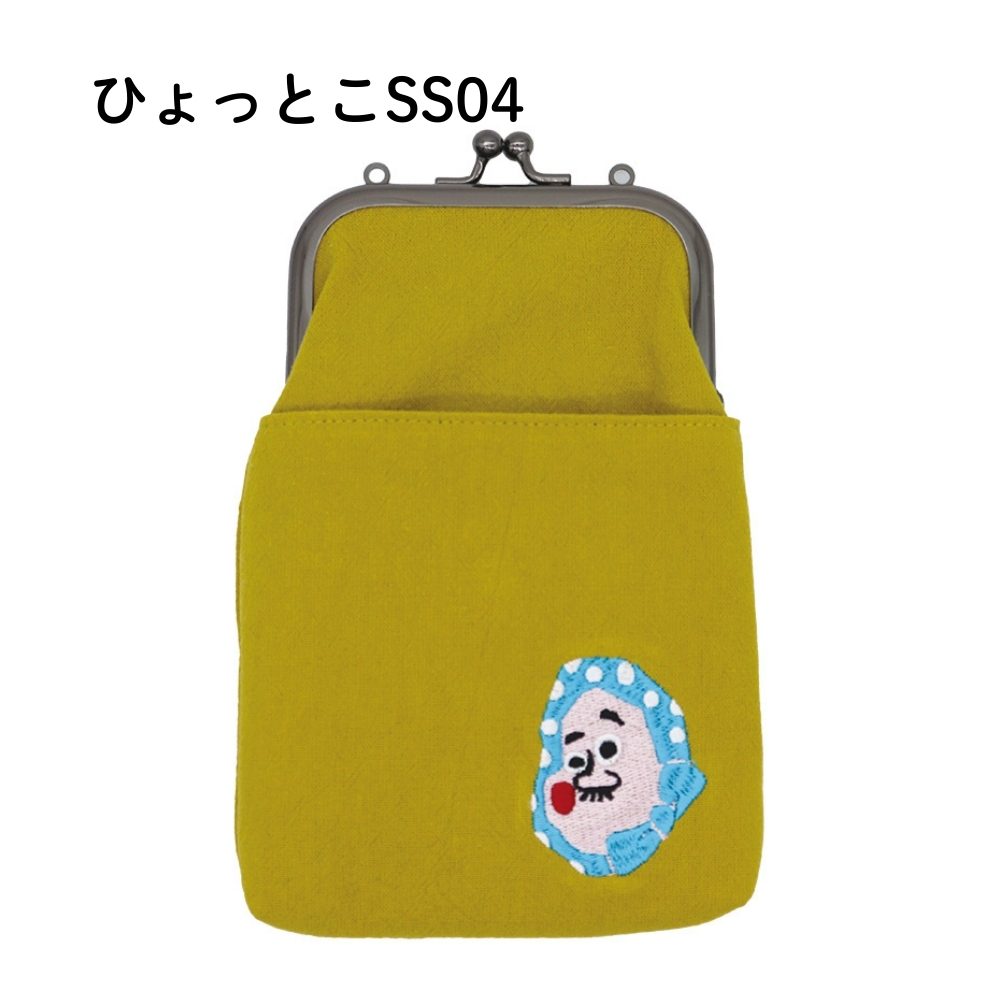 大西賢製販 Ripple×tottua がま口2WAYスマホショルダー 刺繍 GA29W