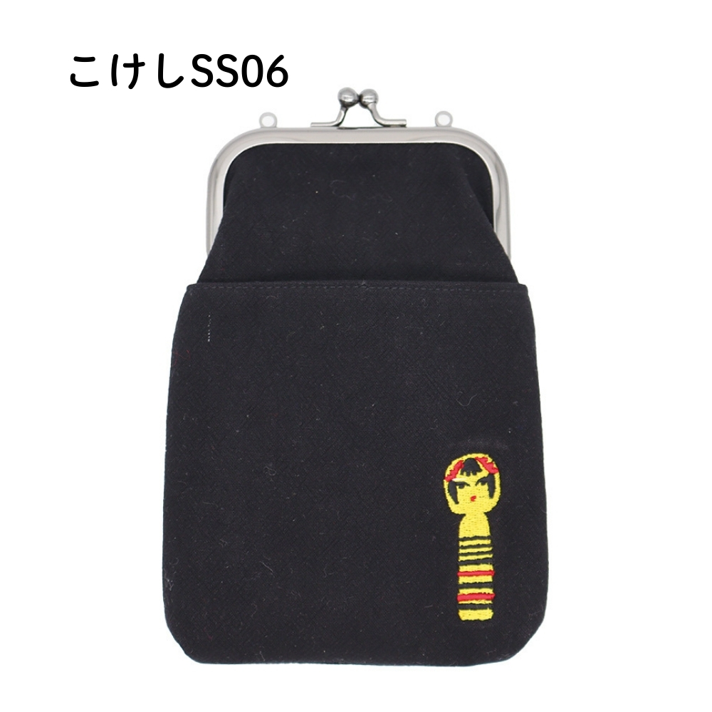 大西賢製販 Ripple×tottua がま口2WAYスマホショルダー 刺繍 GA29W