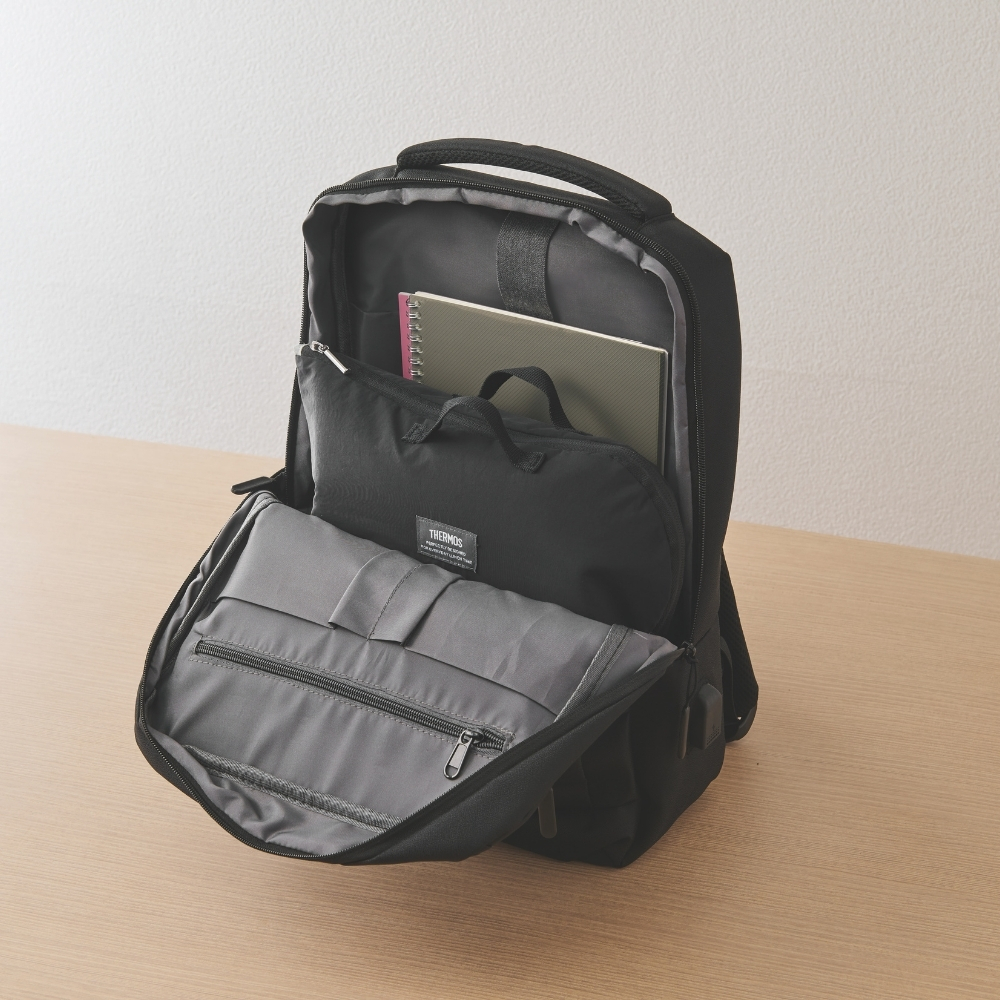 THERMOS（サーモス） 保冷ランチケース RFH-002 BK 保冷ケース 弁当袋
