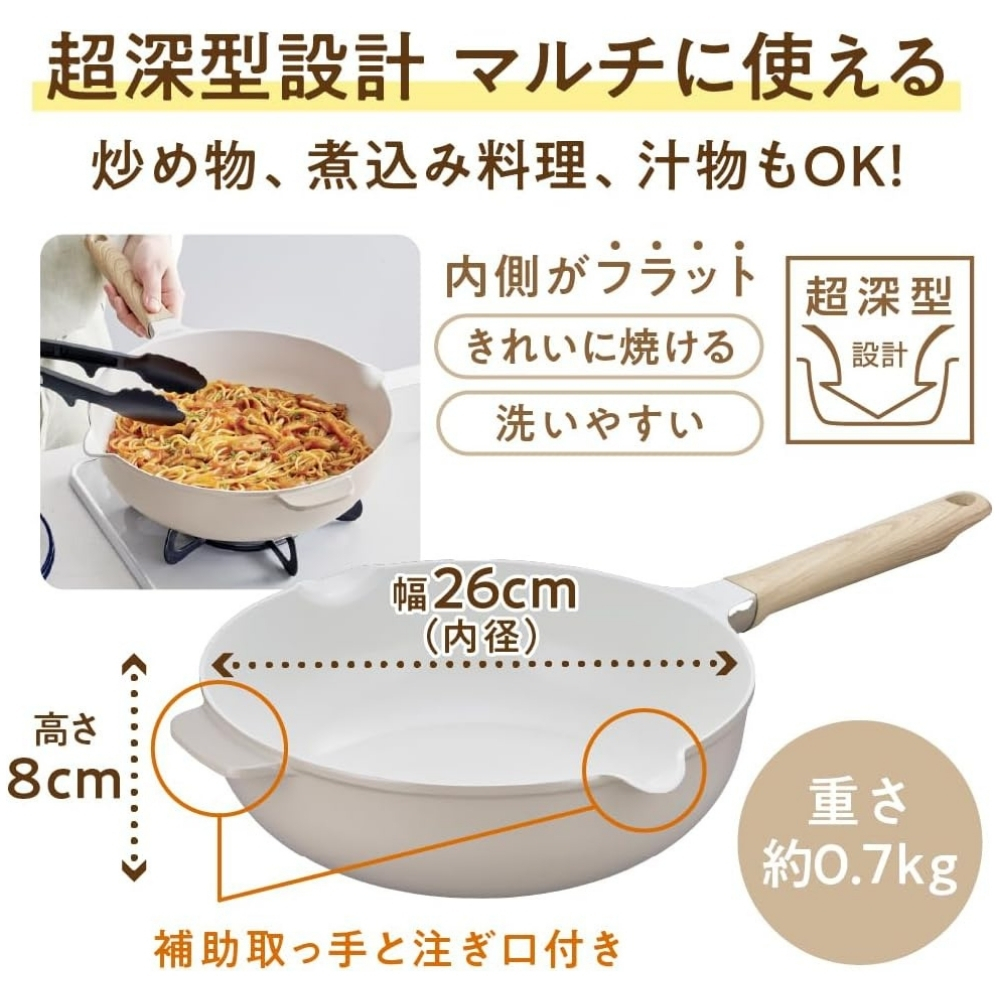 THERMOS（サーモス） セラプロテクトシリーズマルチパン KFO-026W GG