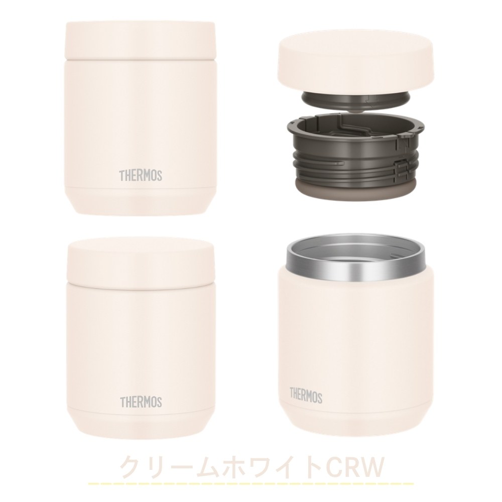 THERMOS スープジャー ホワイト THERMOS（サーモス） 真空断熱スープジャー 400ml JED-401 食洗機対応