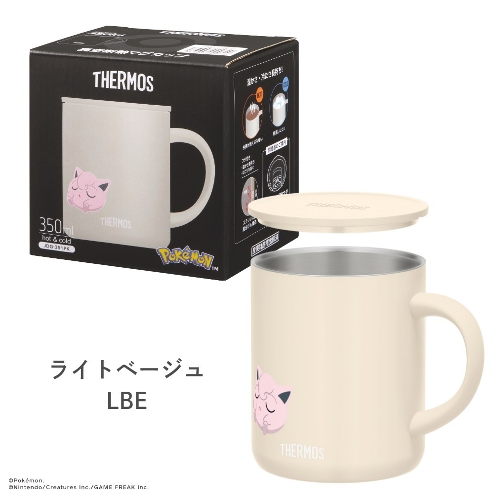 THERMOS（サーモス） 新発売 ポケモン 真空断熱マグカップ 350ml JDG