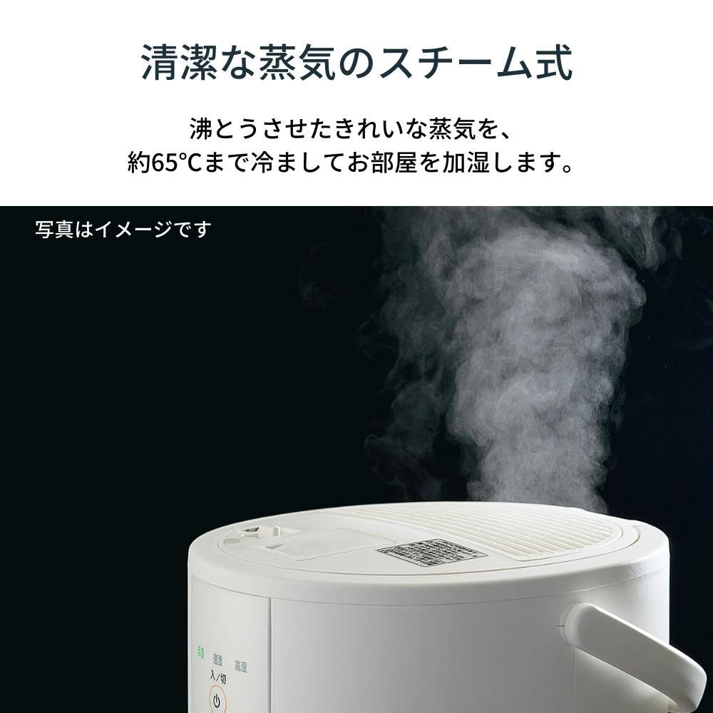 象印 スチーム式 加湿器 3L EE-DC35-HA グレー 6畳 8畳 10畳 おしゃれ 寝室 インテリア お手入れ簡単 掃除しやすい 上から給水  ラッピング不可