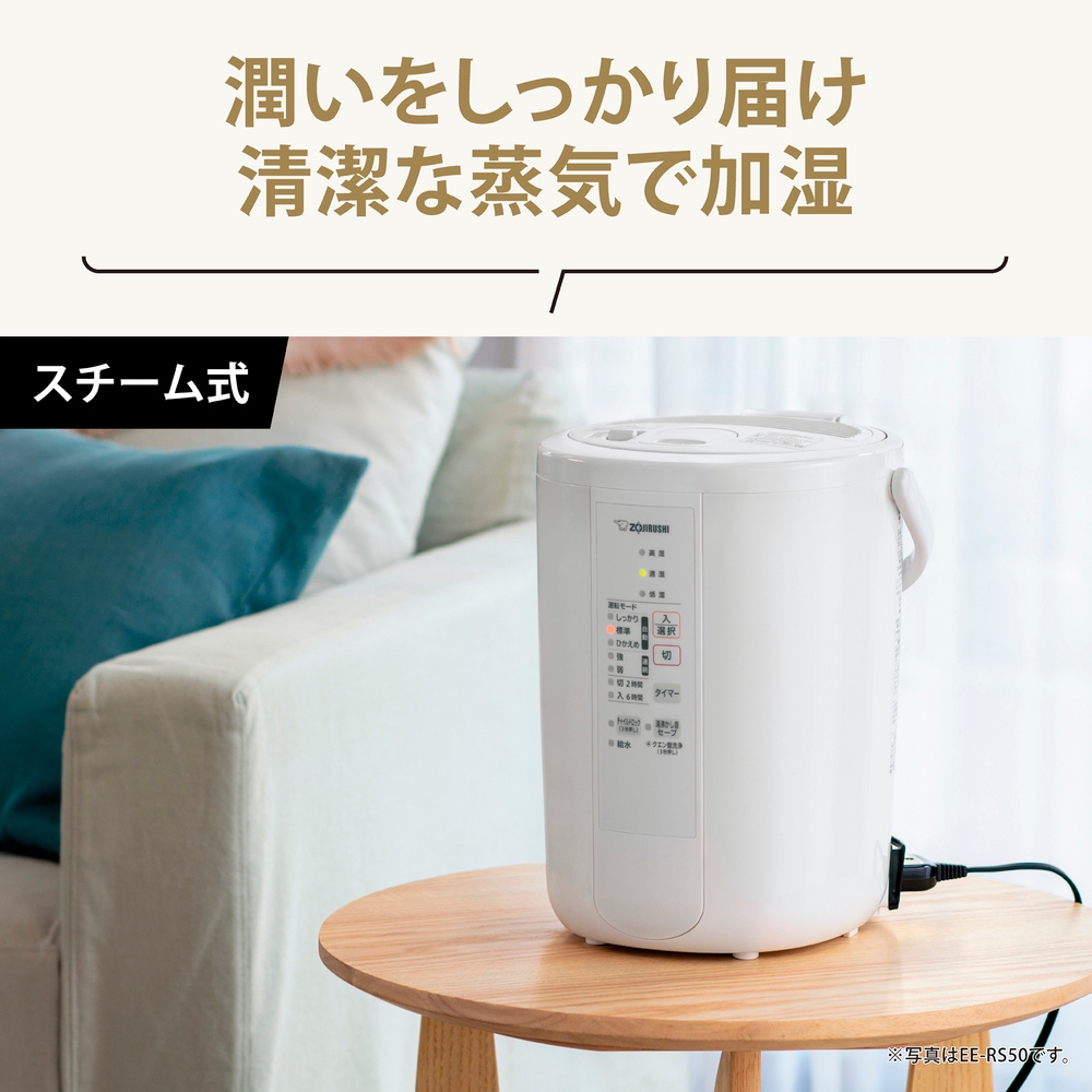 象印 加湿器 スチーム式 2.2L 6畳~10畳 タイマー お手入れ簡単 EE-RS35