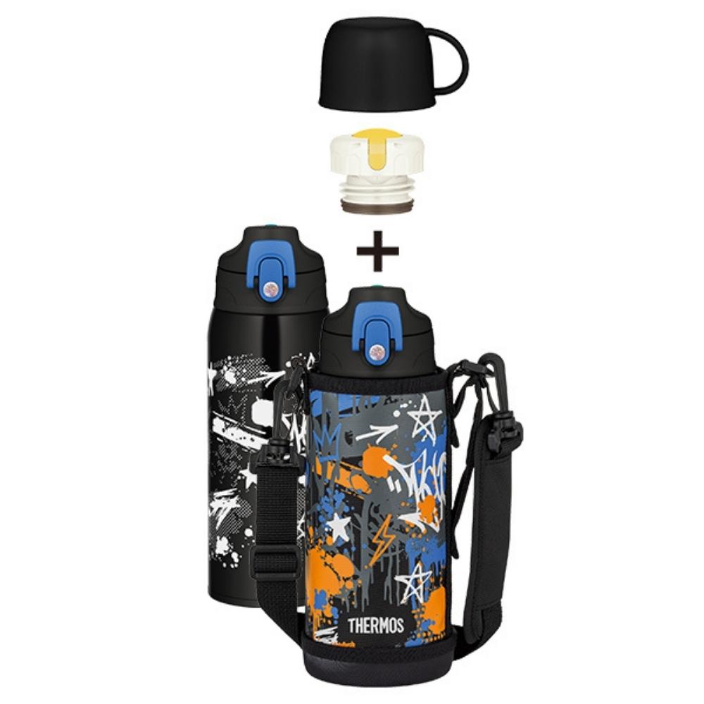 THERMOS サーモス 水筒 800ml 2way 直飲み コップ付き 子供