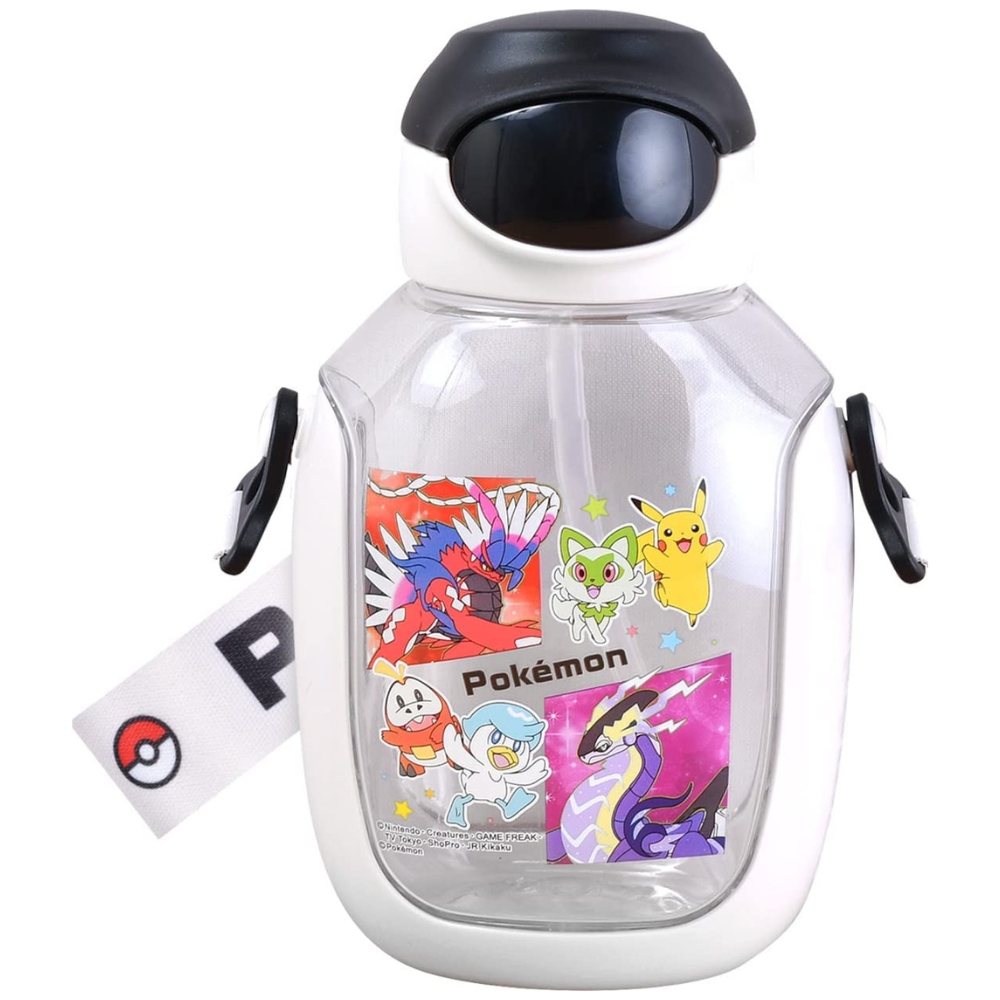 スケーター 水筒 キッズ ストロー タイプ 530ml PDSH6DX 透明