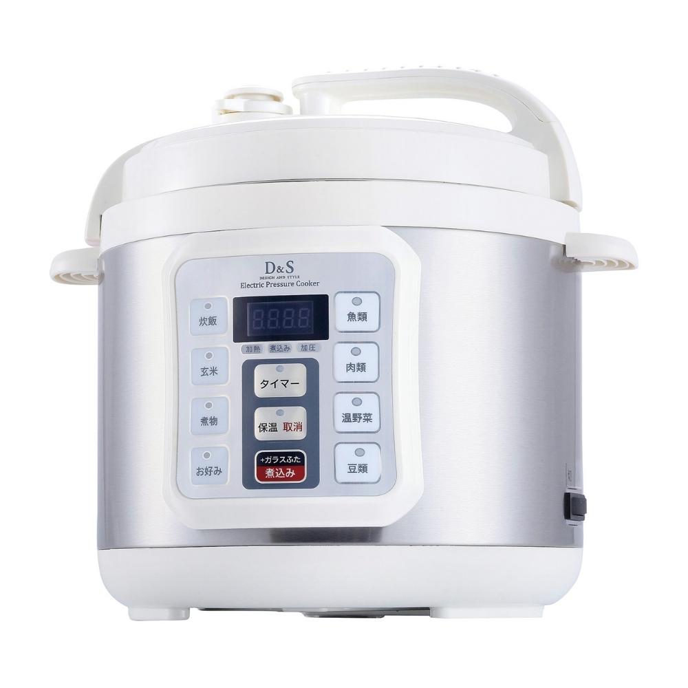 D＆S 家庭用マイコン 電気 圧力鍋 4.0L STL-EC50 レシピ 4l