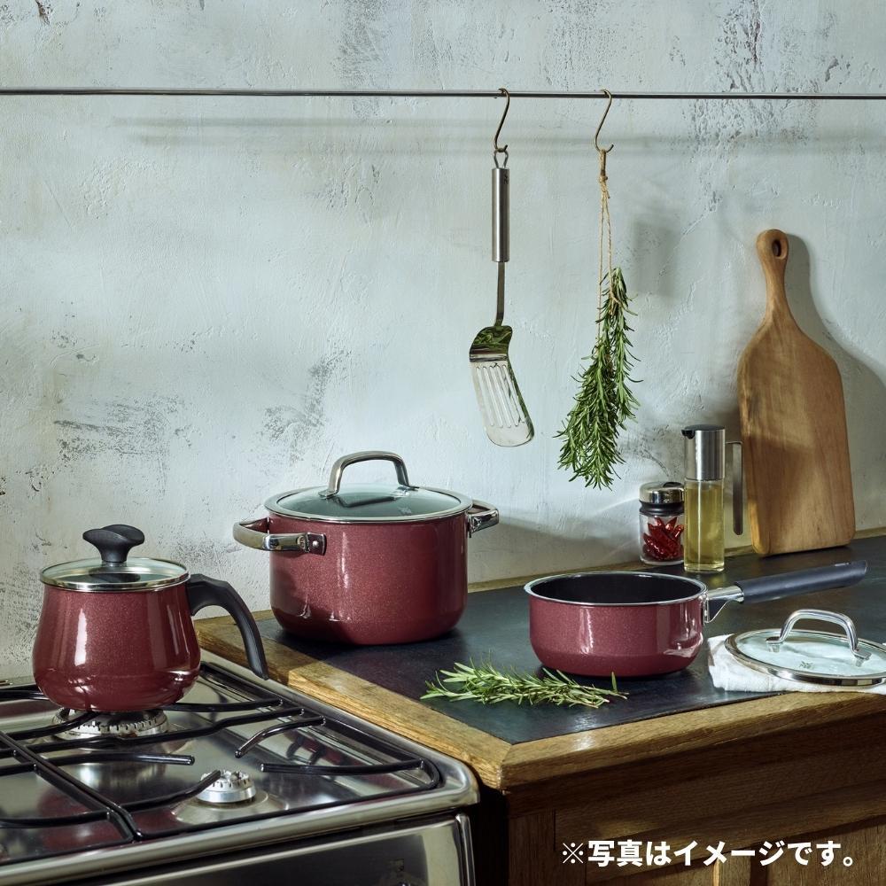 WMF - WMF ☆両手鍋 深型 20cm ☆ハイキャセロール PL (プラチナム)☆新品 WMF ラッピング対応 両手鍋 20cm IH 対応 鍋 ハイキャセロール